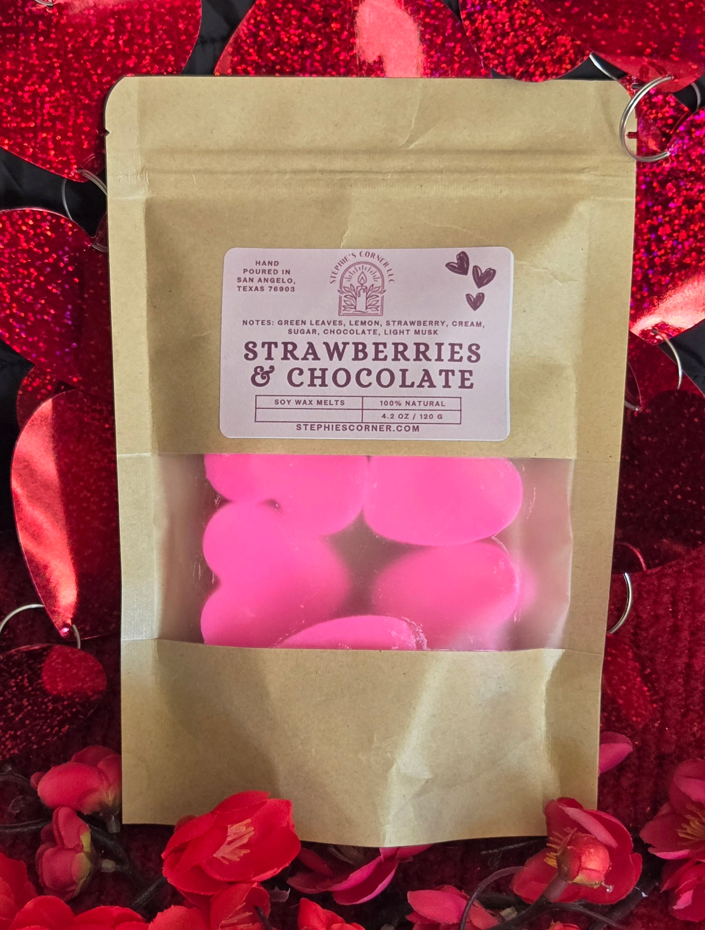 Strawberries & Chocolate Melts