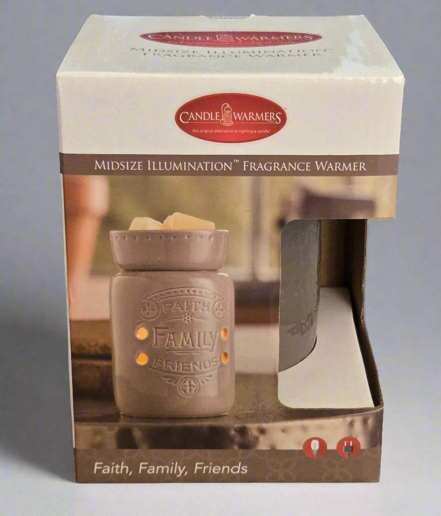 Faith, Family, Friends Ceramic Tart Wax Warmer