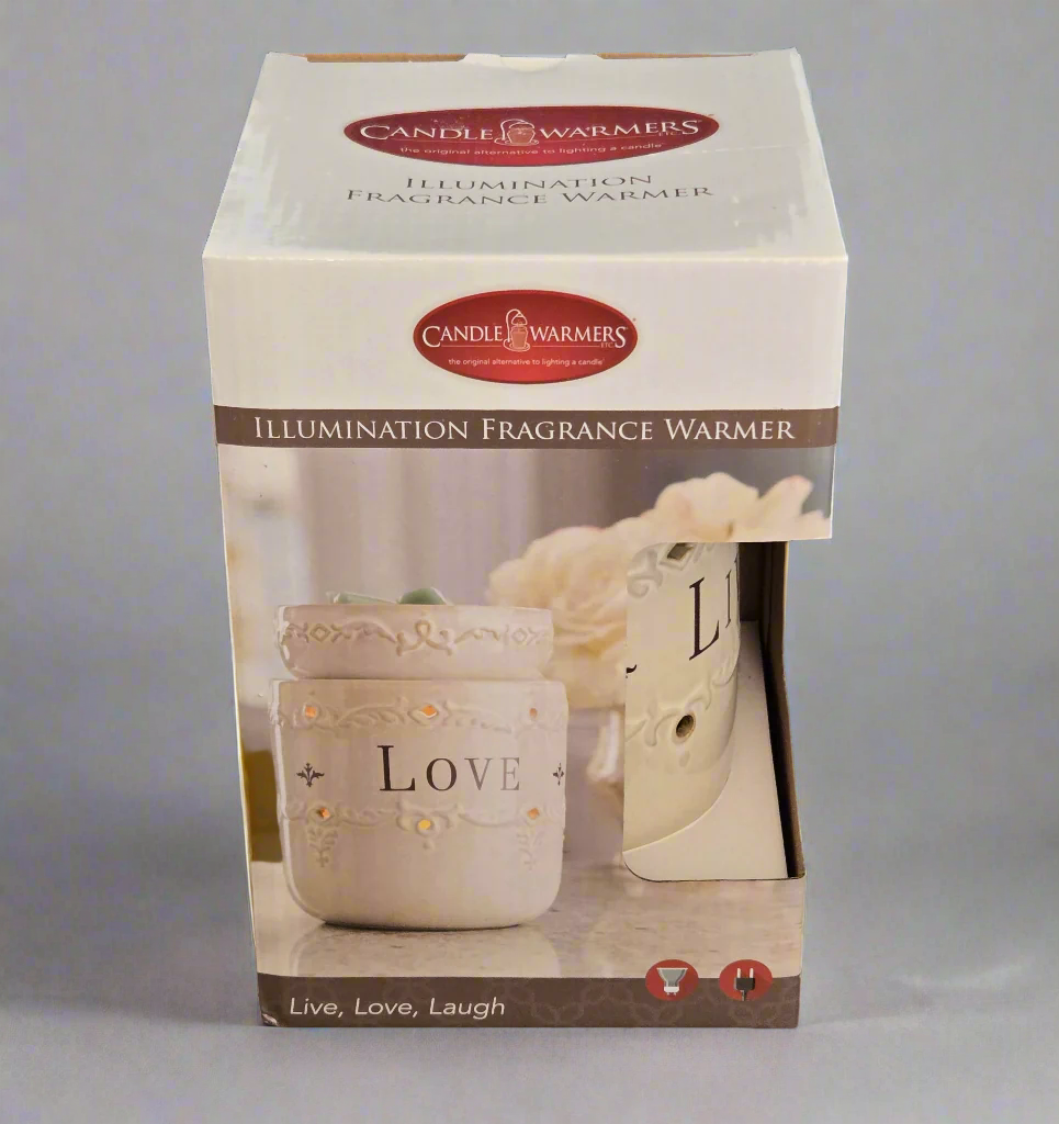 Live, Laugh, Love Large Ceramic Wax Tart Warmer