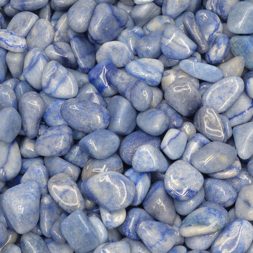 Tumbled Blue Quartz