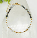 EMPATH PROTECTION-Citrine/White Howlite/Hematite Bracelet