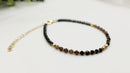 GROUNDING/BALANCE-Obsidian/Smoky Quartz/Hematite Bracelet