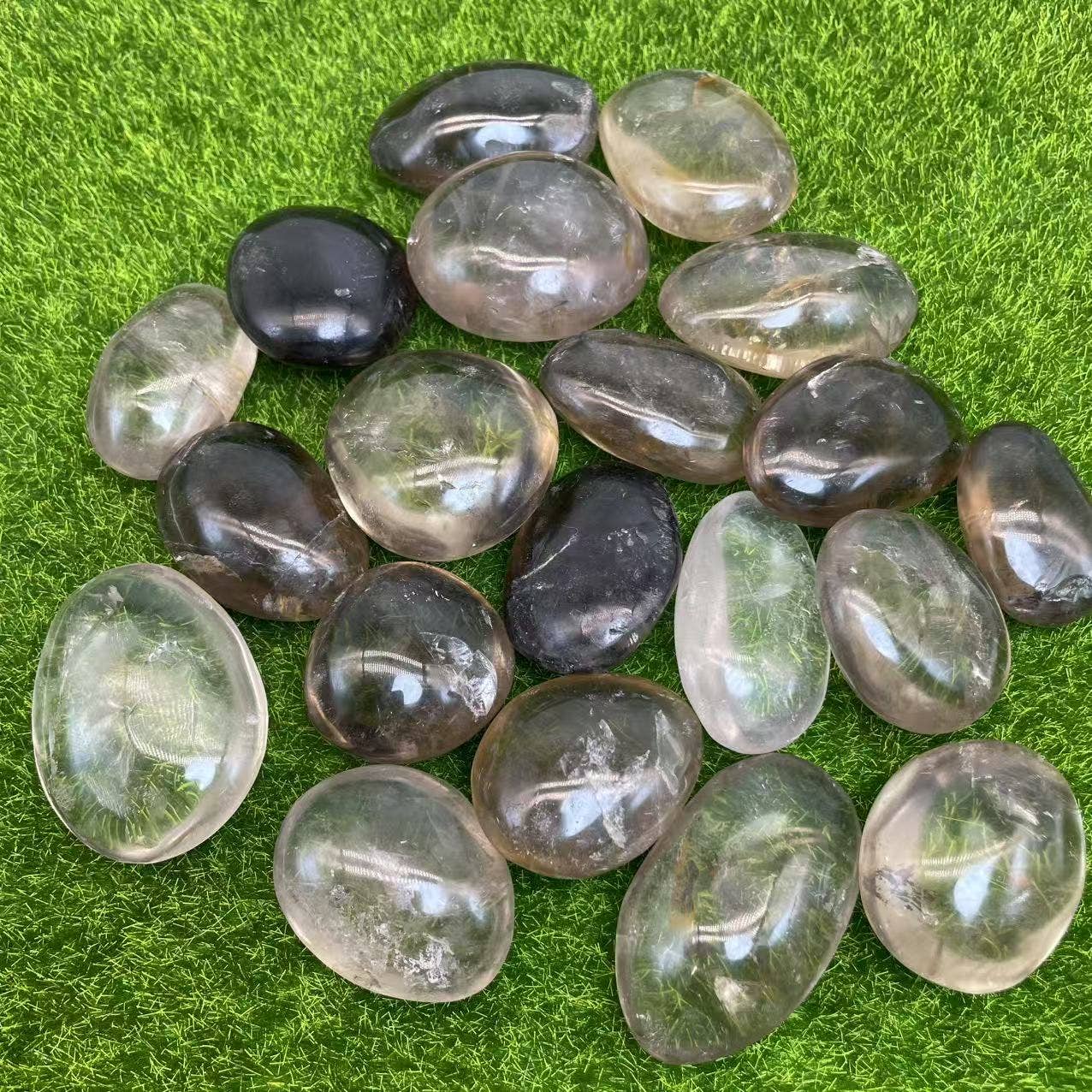 Smoky Quartz Palm Stone