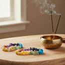 7-Chakra Crystal Chip Bracelet