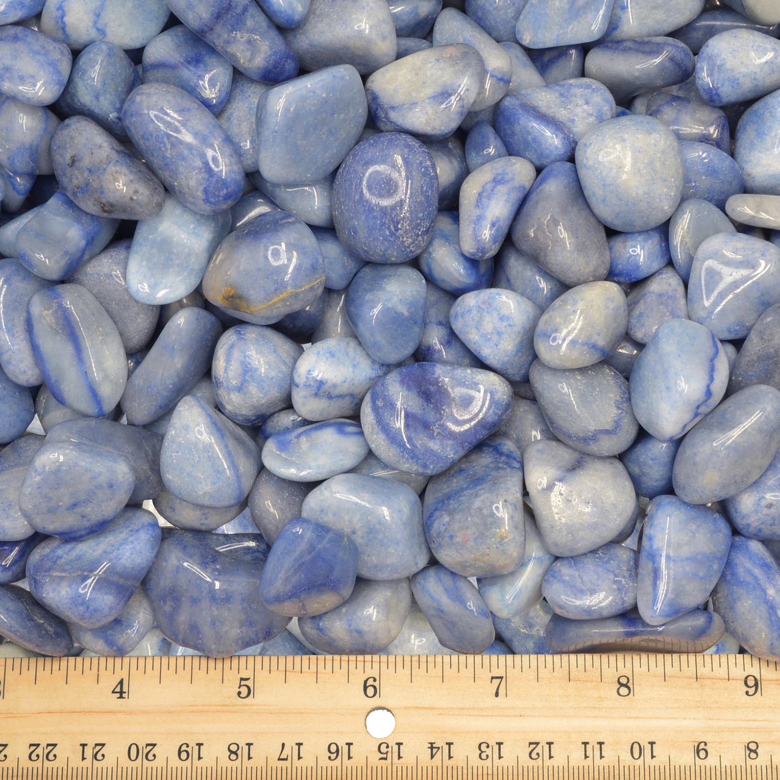 Tumbled Blue Quartz