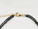GROUNDING/BALANCE-Obsidian/Smoky Quartz/Hematite Bracelet