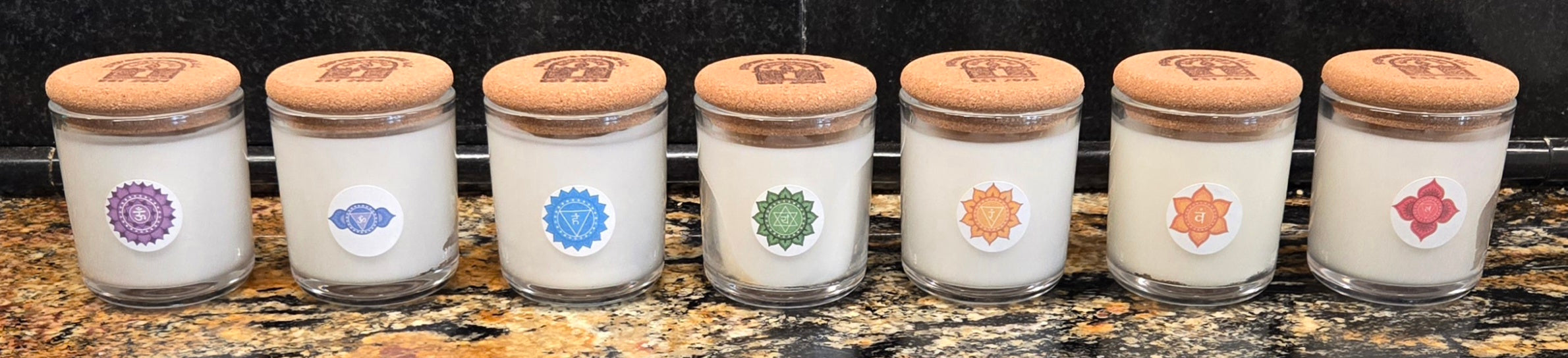 The Seven Mystic Flames Chakra Candles
