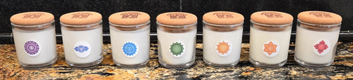 The Seven Mystic Flames Chakra Candles