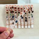 Selenite Wand with Chakra Crystals